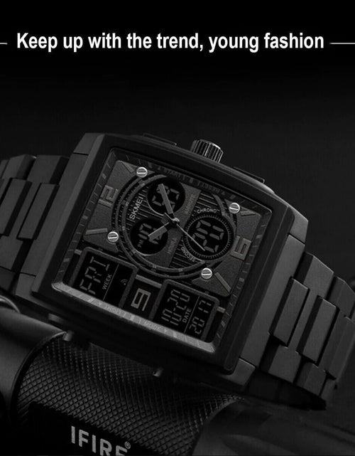 Load image into Gallery viewer, Chronograph Men&#39;S Digital Army Military Sport Quartz Analog Waterproof Watch US
