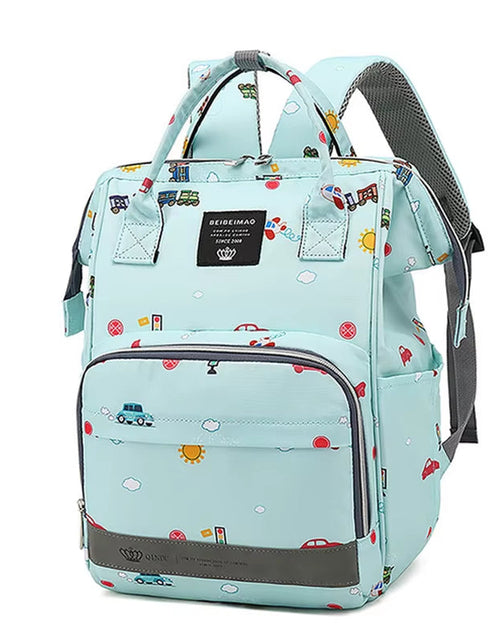 Load image into Gallery viewer, Large Capacity Waterproof Diaper Bag Backpack for Maternity and Travel - Ideal for Strollers and Outdoor Use
