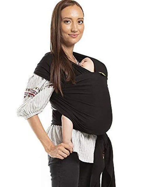 Load image into Gallery viewer, Premium Stretchy Cotton Baby Wrap Carrier: Comfort and Versatility for Newborns to Toddlers (0-36 Months) - Perfect for Travel and Everyday Use
