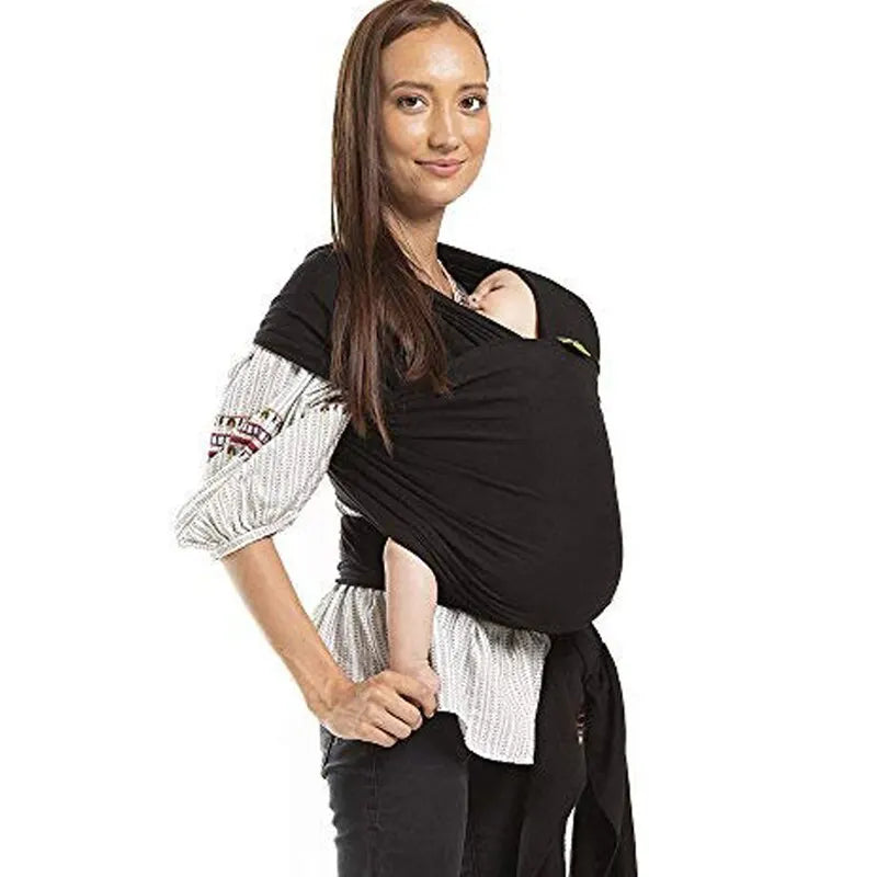 Premium Stretchy Cotton Baby Wrap Carrier: Comfort and Versatility for Newborns to Toddlers (0-36 Months) - Perfect for Travel and Everyday Use