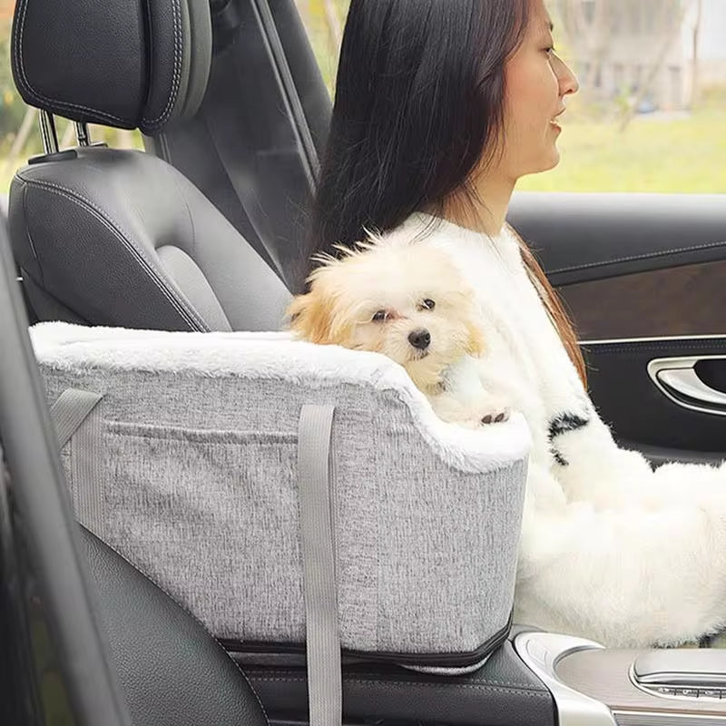 Portable Washable Dog and Cat Car Seat Travel Bag for Armrest Use