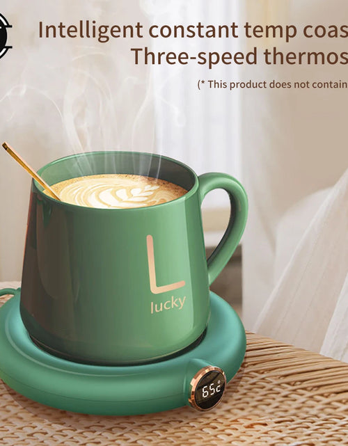 Load image into Gallery viewer, USB Coffee Cup Warmer with Digital Temperature Control and Timer for Milk and Tea
