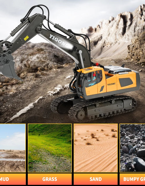 Load image into Gallery viewer, High Simulation 1:20 RC Excavator for Digging and Lifting
