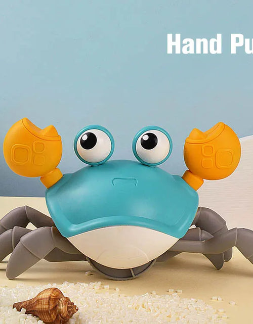 Load image into Gallery viewer, Interactive Crawling Crab Toy for Babies - Cute Sensing Design with Obstacle Avoidance, Ideal Birthday Gift
