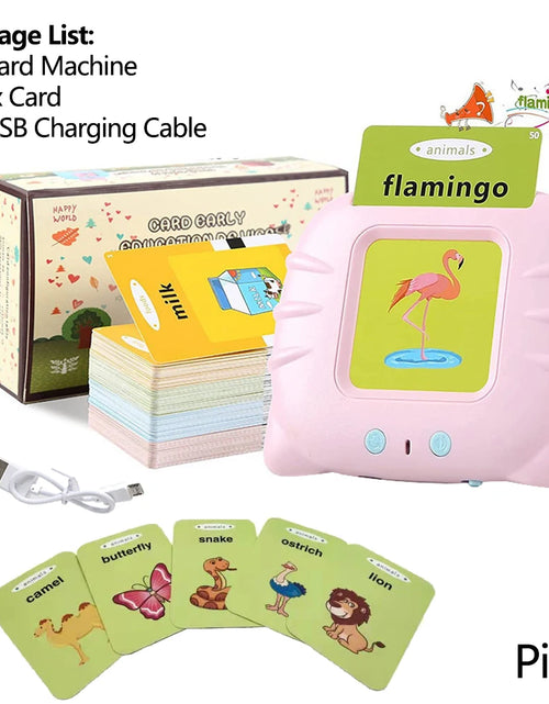 Load image into Gallery viewer, Electronic Audio Flashcards for Preschool Learning - Interactive English Learning Toys
