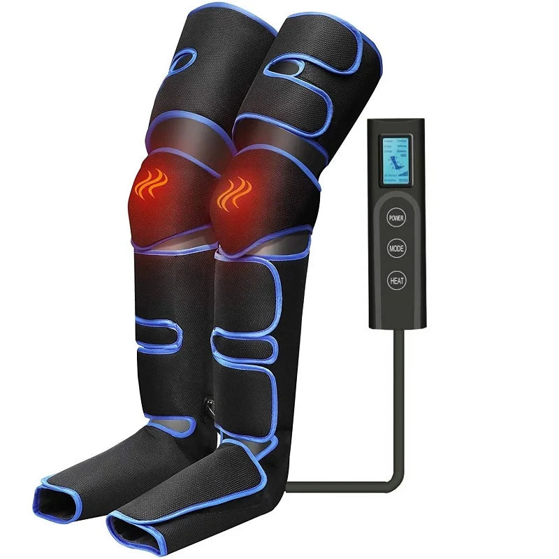 Professional 360° Foot Air Pressure Leg Massager for Improved Blood Circulation, Muscle Relaxation, and Lymphatic Drainage - 2022 Edition