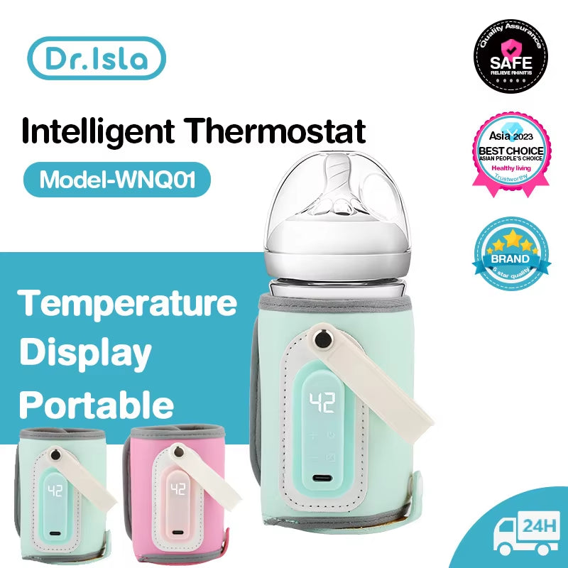 Portable Baby Bottle Warmer Feeding Bottle Heat Keeper Travel Warmer Cover USB Heater Outdoor Bottle Warmer