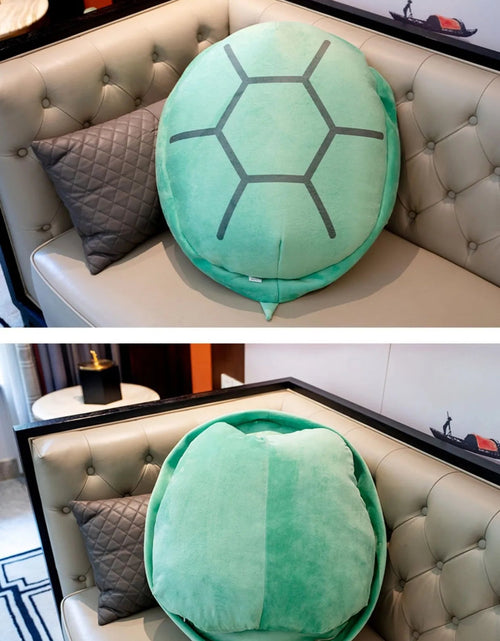 Load image into Gallery viewer, Extra Large Wearable Turtle Shell Pillow - A Fun and Functional Plush Toy for Kids and Adults
