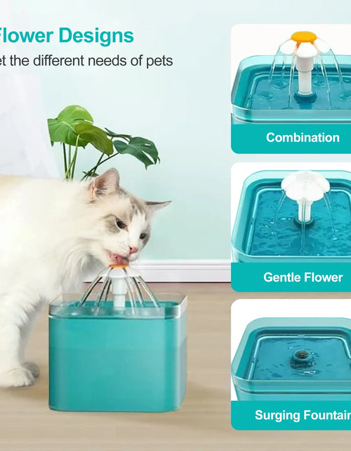 Load image into Gallery viewer, Quiet Pump Cat Water Fountain for Small Dogs
