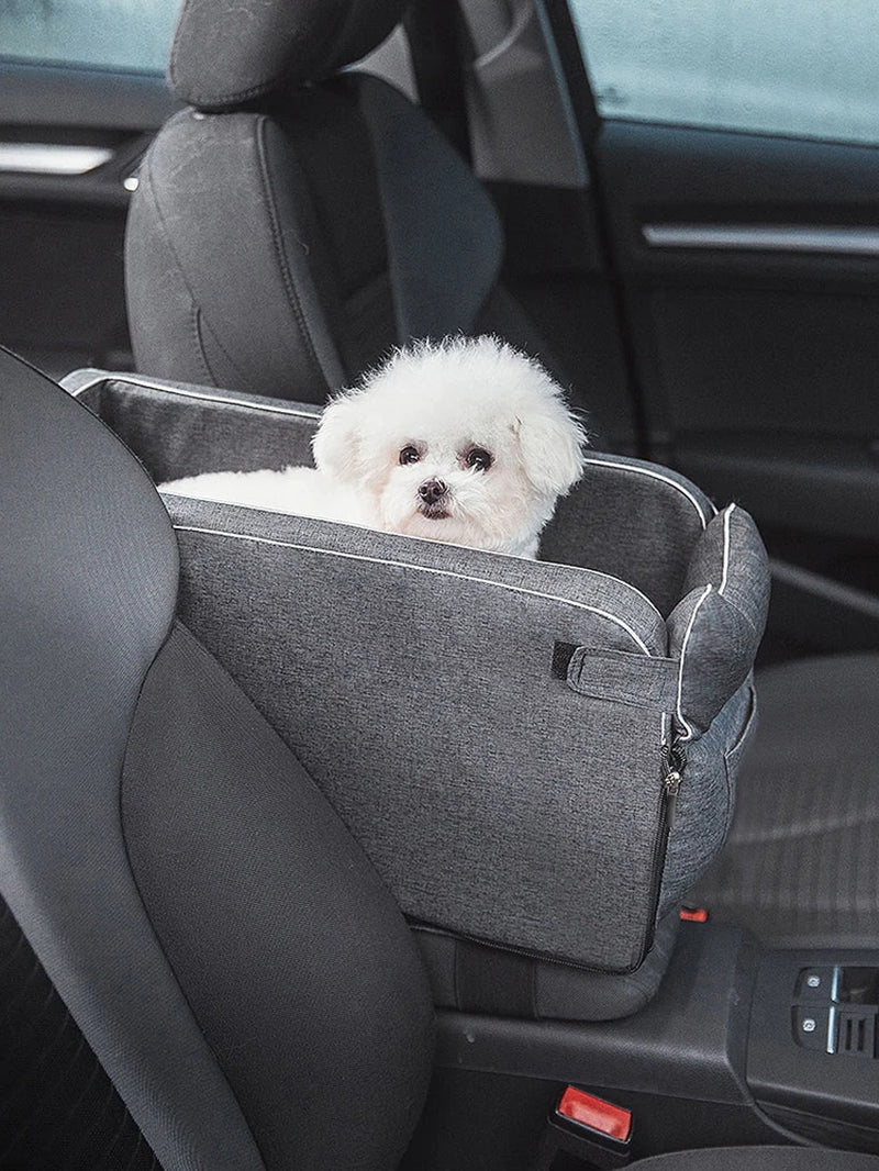 Portable Pet Car Seat: Safe and Comfortable Travel Bed for Dogs and Cats