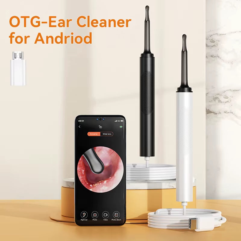 Professional Ear Cleaner with Camera - USB Type-C Endoscope for Wax Removal and Health Care