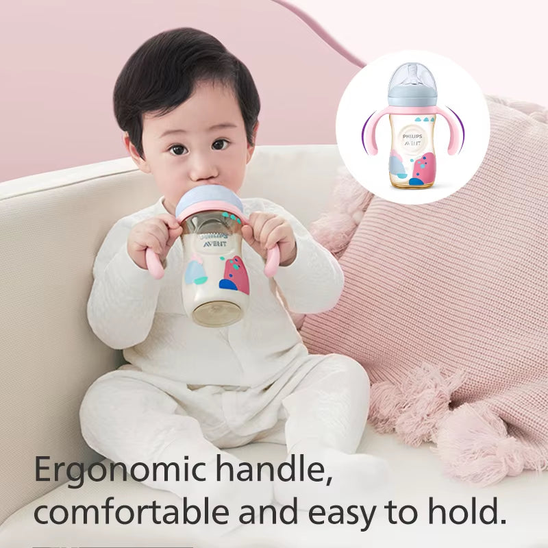 PHILIPS PPSU Newborn Baby Bottles - Ergonomic Design with Non-Slip Handle and Anti-Colic Features for Comfortable Feeding Experience