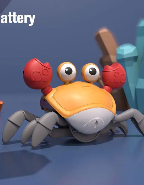 Load image into Gallery viewer, Interactive Crawling Crab Toy for Babies - Cute Sensing Design with Obstacle Avoidance, Ideal Birthday Gift
