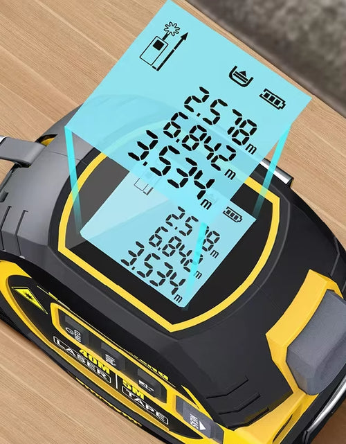 Load image into Gallery viewer, Laser Tape Measure with Cross Measuring Feature
