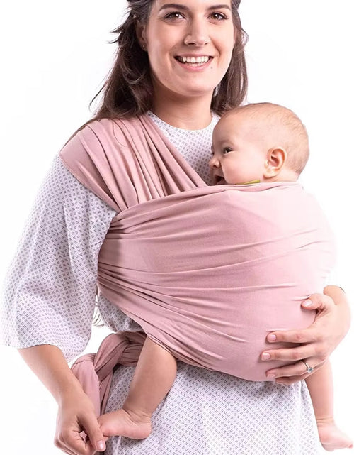 Load image into Gallery viewer, Premium Stretchy Cotton Baby Wrap Carrier: Comfort and Versatility for Newborns to Toddlers (0-36 Months) - Perfect for Travel and Everyday Use
