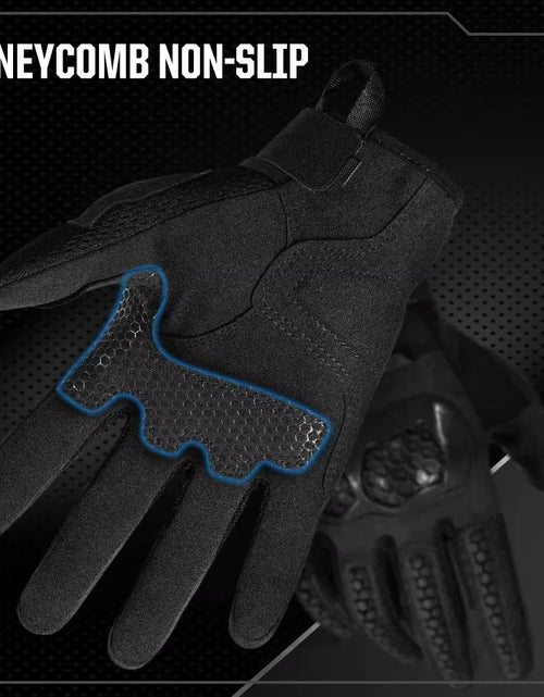 Load image into Gallery viewer, Men&#39;s Outdoor Tactical Gloves with Touch Screen Capability for Sports, Combat, Paintball, Shooting, Hunting, Airsoft, Climbing, and Cycling Protective Gear
