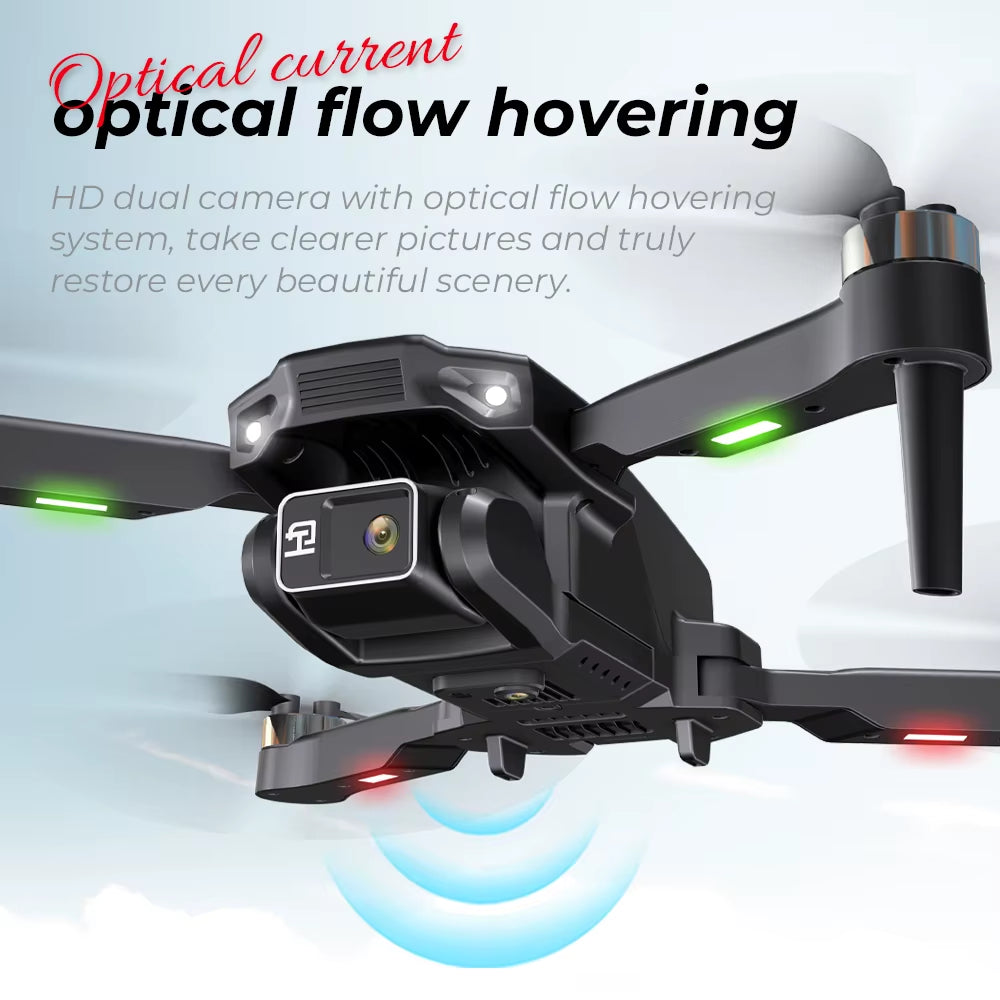 H16 Mini RC Foldable Drone with Camera, WiFi FPV, and Brushless Motors - Professional Quadcopter for Photography and Recreational Use for Ages 14 and Up