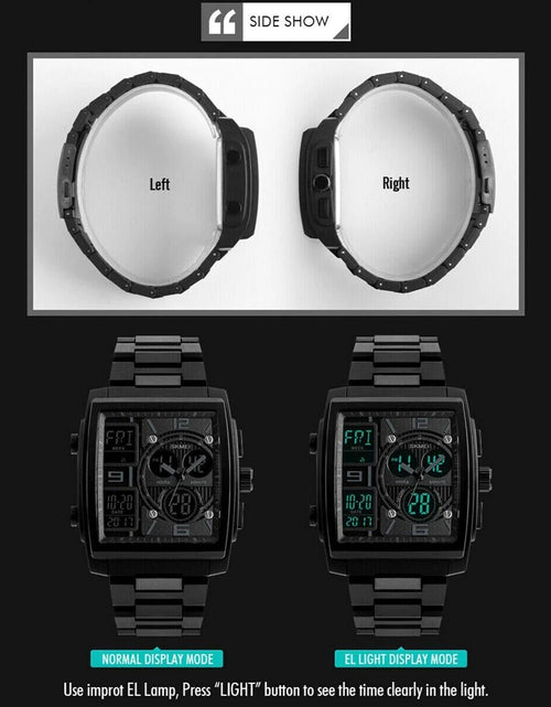 Load image into Gallery viewer, Chronograph Men&#39;S Digital Army Military Sport Quartz Analog Waterproof Watch US
