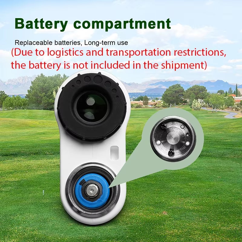 Advanced High-Precision Laser Rangefinder for Golf and Outdoor Sports - 600M Range with Slope, Flag-Lock, and Vibration Features