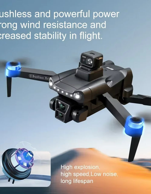 Load image into Gallery viewer, V198GPS Professional 8K Brushless Quadcopter with Laser Obstacle Avoidance and Compact Foldable Design
