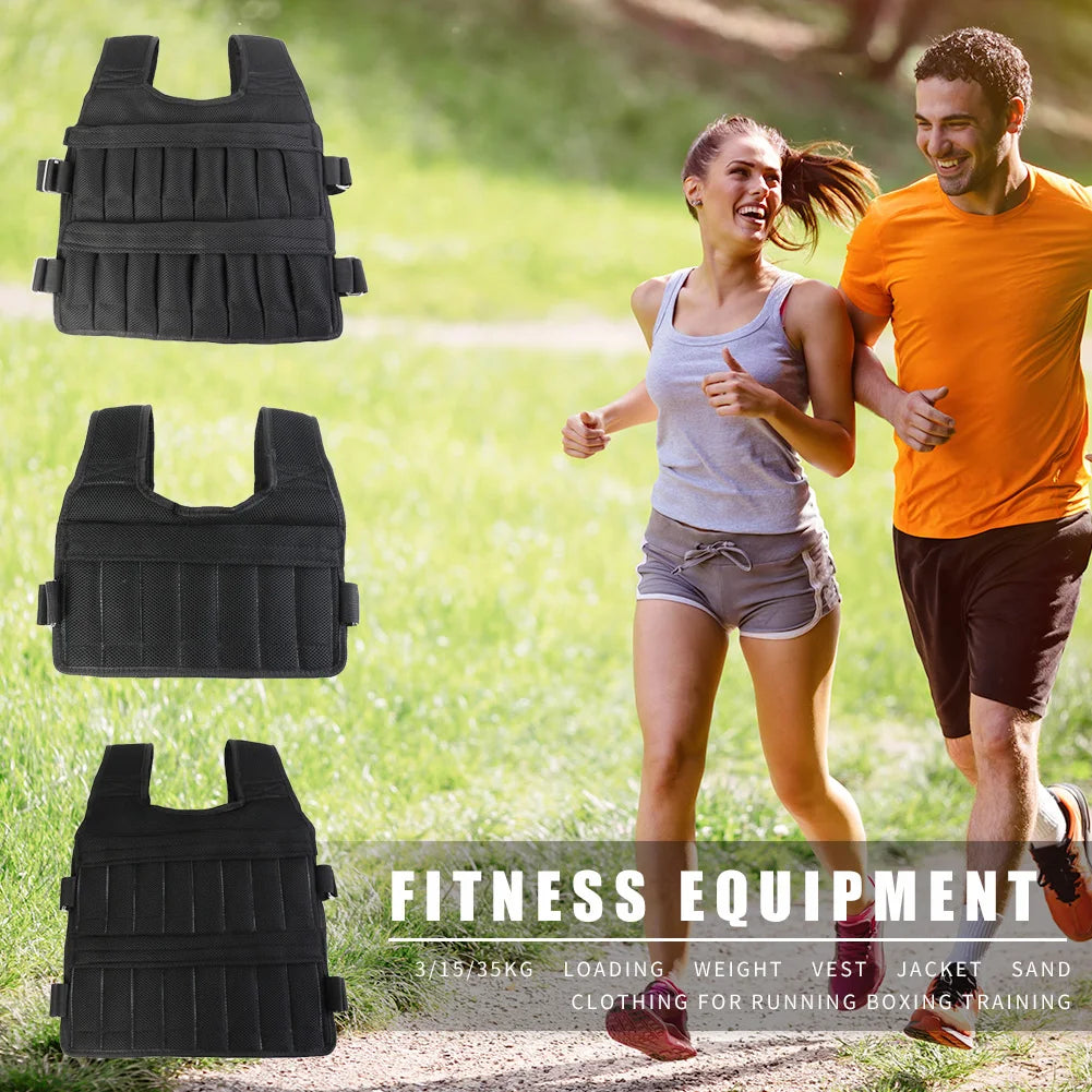 Customizable Weight Vest for Running, Boxing, and Fitness