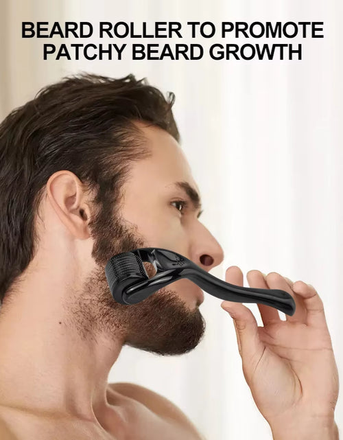 Load image into Gallery viewer, Professional Derma Roller for Enhanced Facial and Body Hair Growth - 540 Micro Needles, Suitable for Skin and Beard, Available in 0.2mm, 0.25mm, and 0.3mm Sizes
