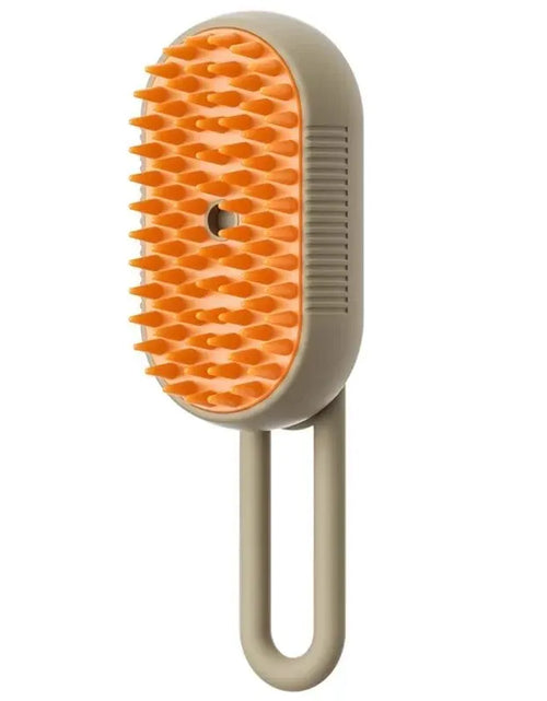 Load image into Gallery viewer, Professional Pet Massage Brush with Steam Spray and Rotatable Design for Efficient Hair Removal
