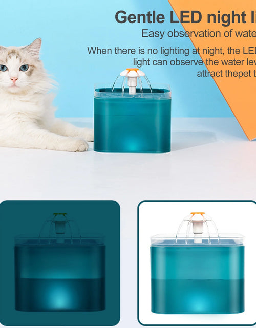 Load image into Gallery viewer, WEPSEN Cat Water Fountain with 2L Capacity
