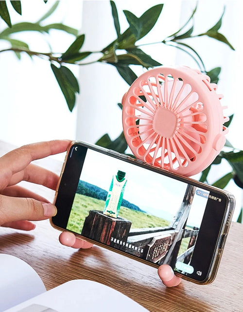 Load image into Gallery viewer, Versatile Clip-On Stroller Fan with Flexible Tripod - Rechargeable Battery Operated Personal Fan for Travel and Home Use
